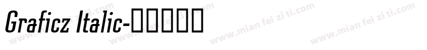 Graficz Italic字体转换